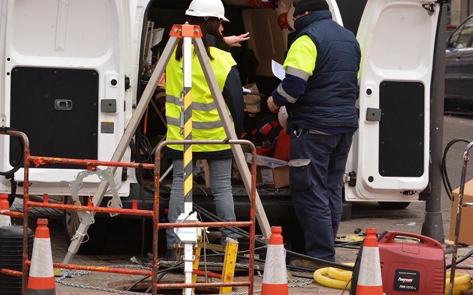 camion pompage assainissement Pantin